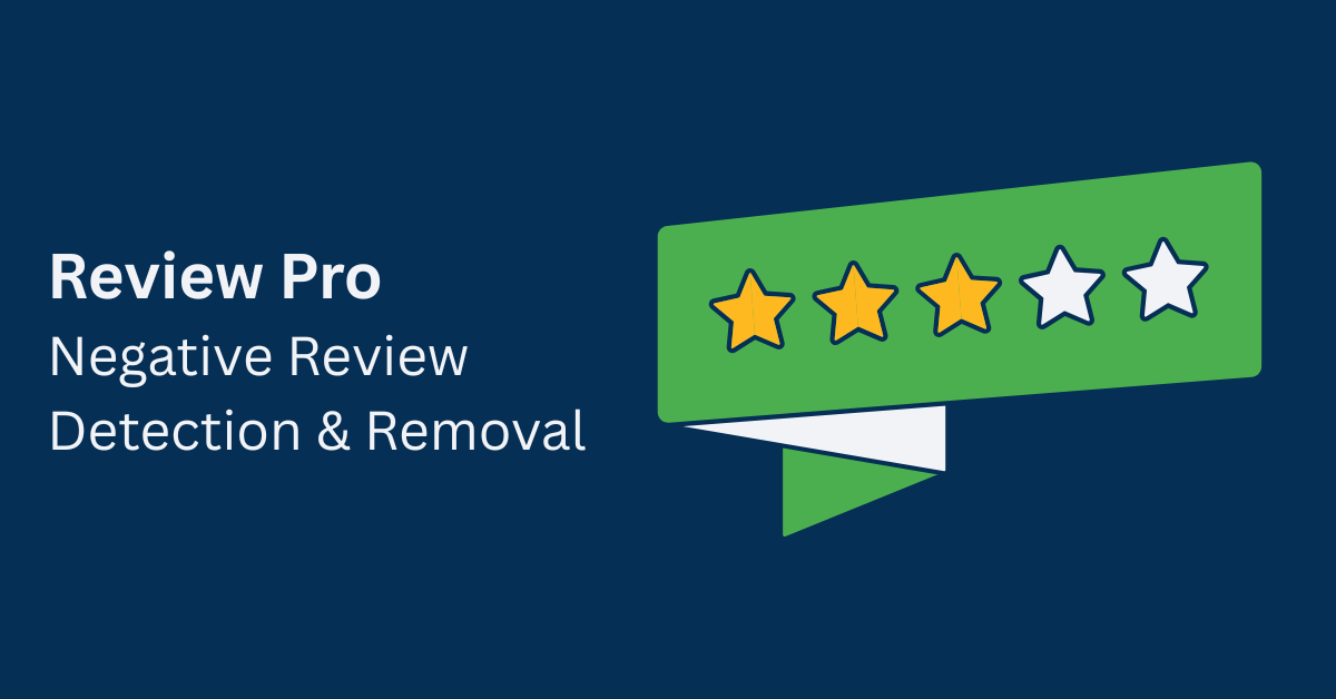 Negative Review Detection & Removal