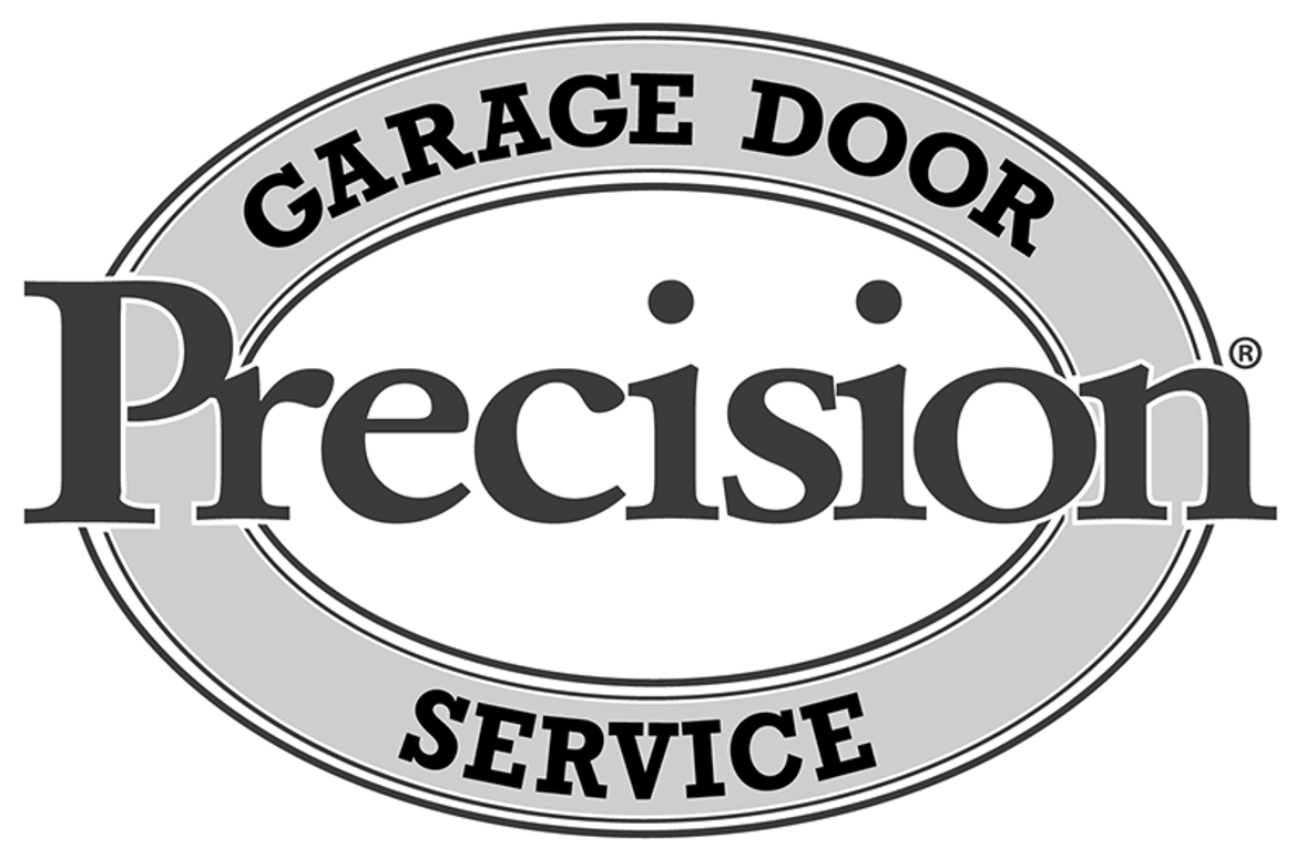 precision garage door - greyscale